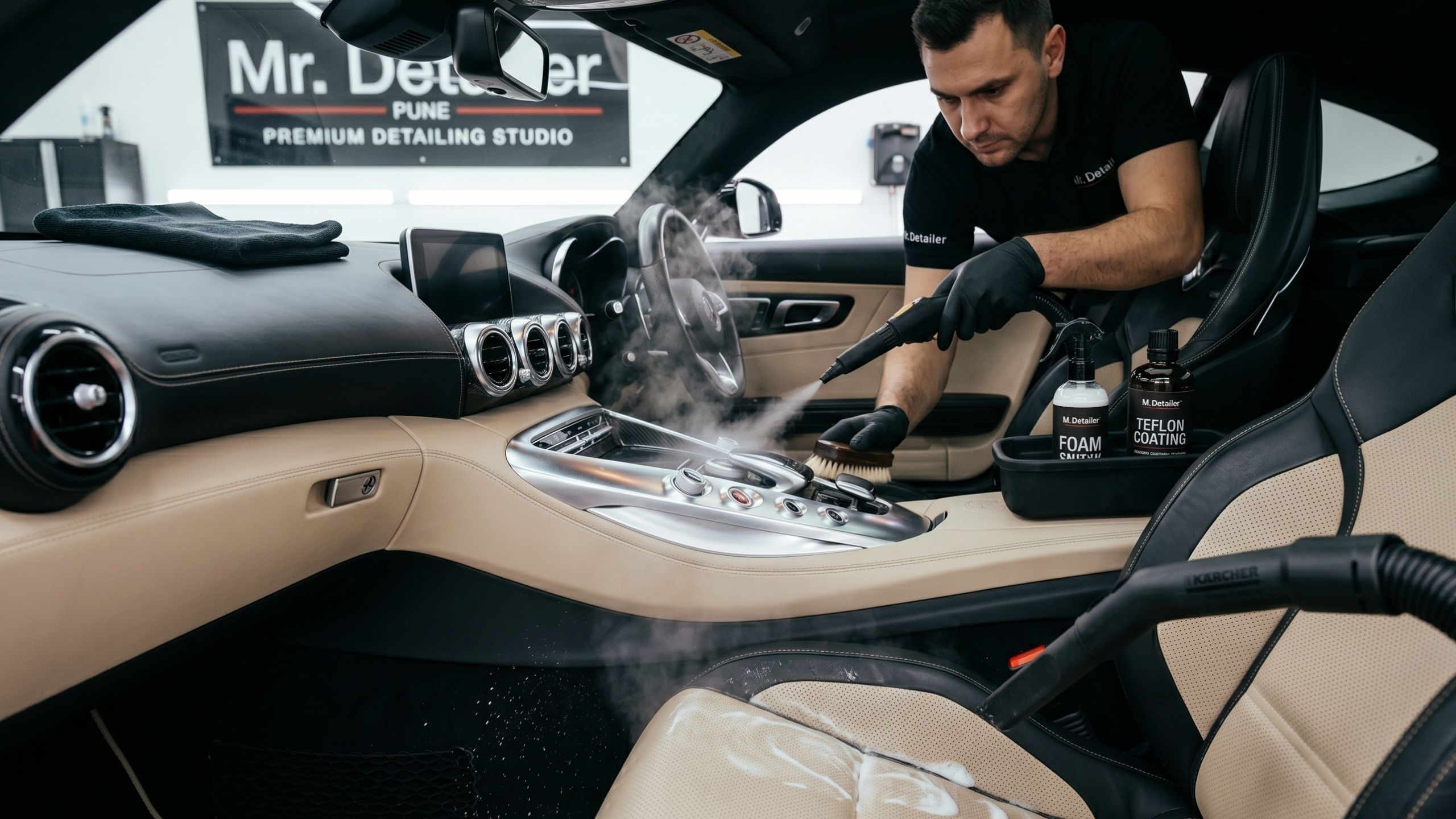 Car Interior Detailing in Pune by Mr. Detailer Pune